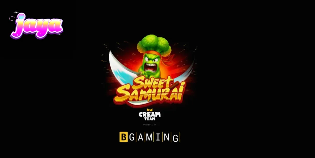 Tampilan layar permainan slot Sweet Samurai dengan karakter Broccoli Samurai